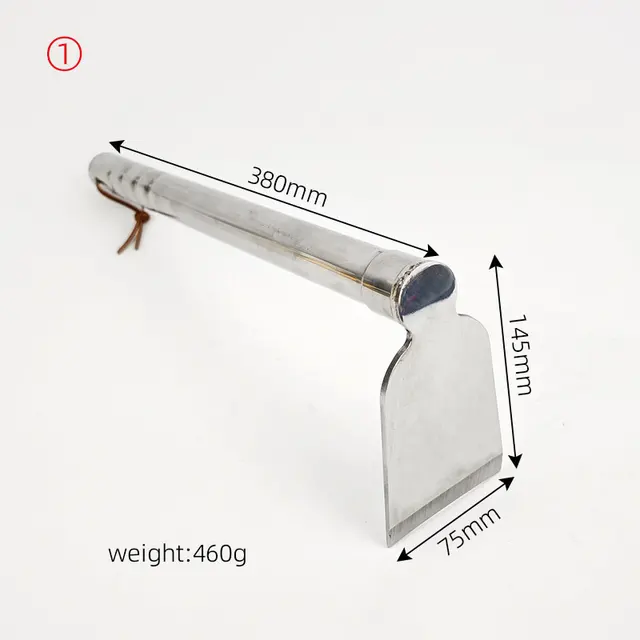 Wholesale Stainless Steel Garden Trowel 380mm Lightweight Garden Hoe for Houseuse