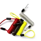 Lanyard Belt Transparent Pu Coated Spring Safety Retractable Tool Lanyard With Belt