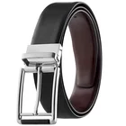 Black Belt Leather Wholesale Price Black High-end Men's Business Belt High-quality Genuine Leather Belt