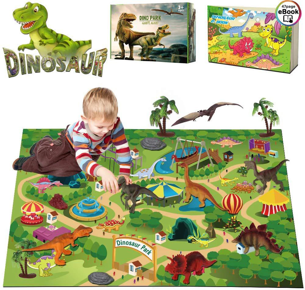 dinosaur play mat set