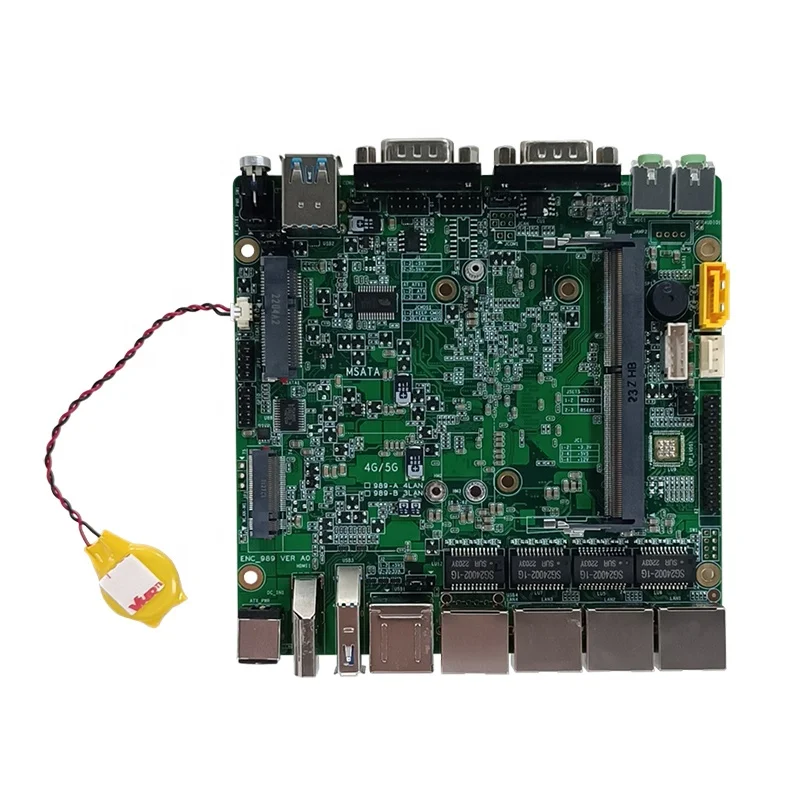 Intel Celeron J6412 Atom X6413e Cpu Fanless Single Board Computer