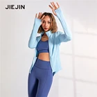 Wholesale Women's Active Wear Slim Jackets Front Front Zip Up Coat Running Jogging Workout Sports Jacket
