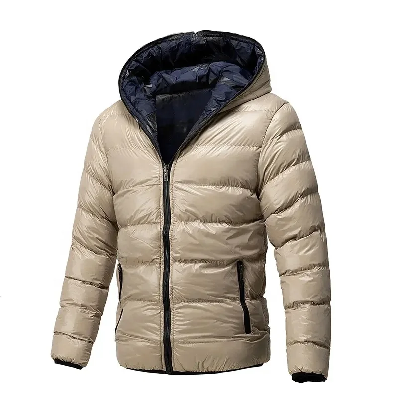 FARVALUE Mens Winter Coats Thicken Puffer Jacket Warm Winter Parka Padded Outwear with Hood