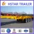 The whole series of trailer maker H-star factory 3 Axles Skeleton semi-trailer for port 20ft  and 45ft container truck trailer