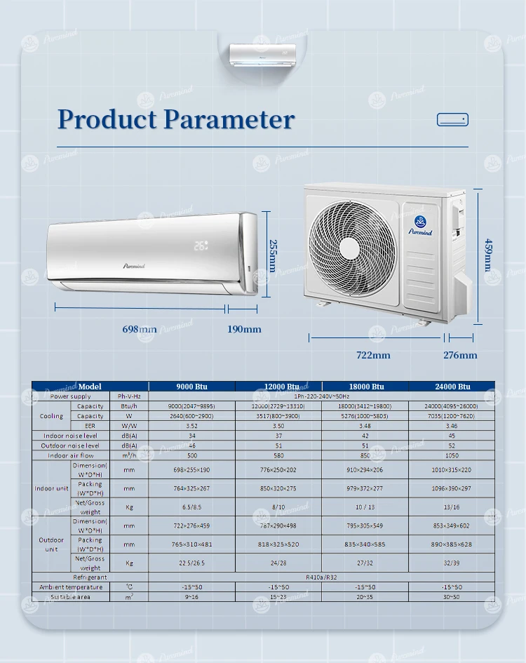 Split Air Conditioner, TCL, 9000, 12000, 18000 - detail 16