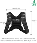 Vest Women Functional Training Adjustable 10Kg/20Kg/30Kg Weight Vest For Men And Women