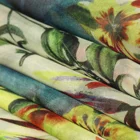 Silk Customized Color 100%pure Mulberry Silk Chiffon Fabric Wholesale Vintage Silk Digital Printed Women Dress Wedding
