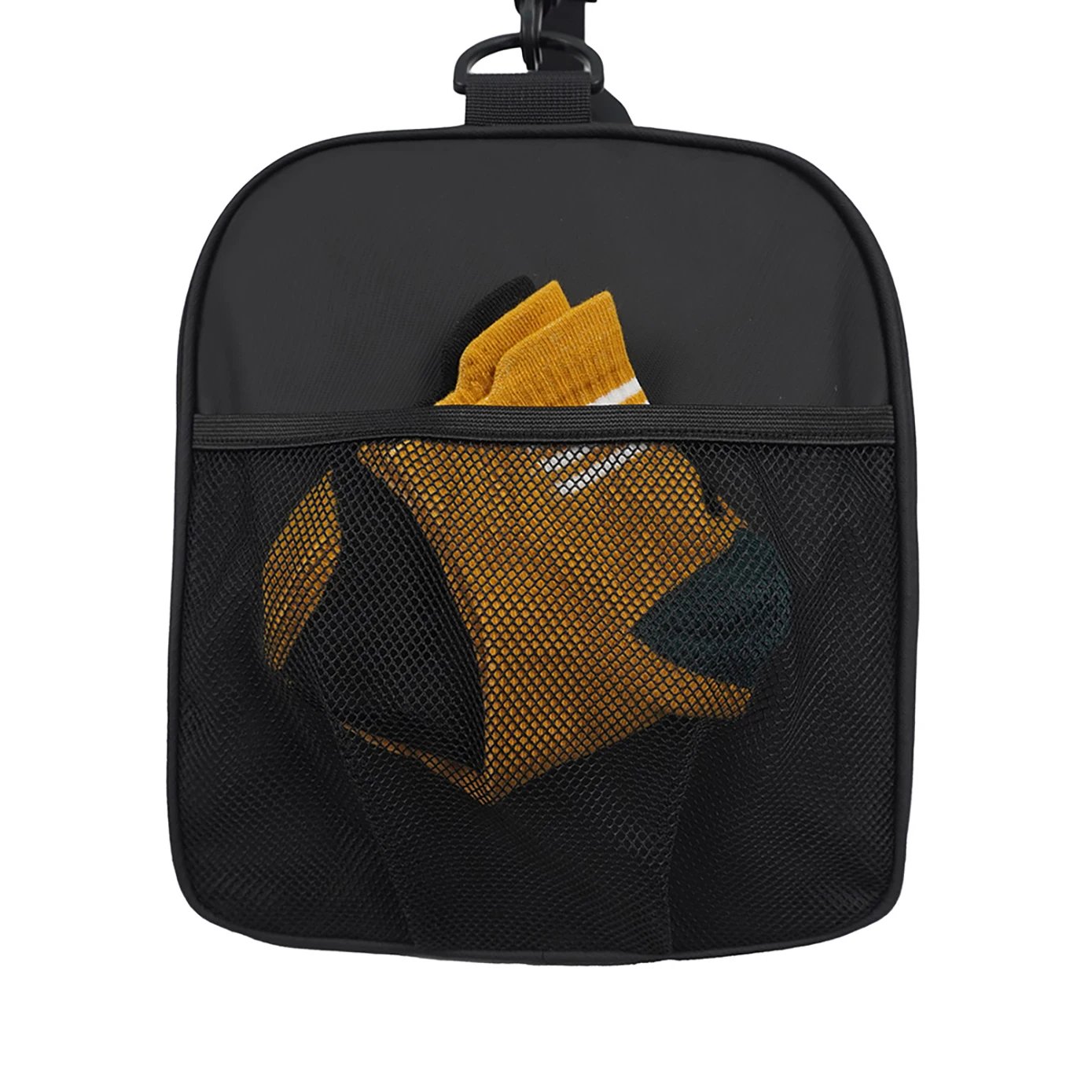product custom logo large lightweight duffel bag foldable polyester travel luggage storage with strap fashion style-7