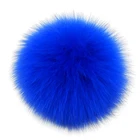 Fur Colorful Extra Large Size Faux Fur Pom Poms For Hats Decoration