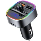Car T25 Car Mp3 Blue Tooth Player USB Car Fast Charger T25Q Blue Tooth Hands-free Fm Transmitter