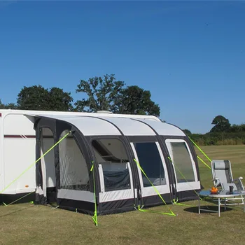 Outdoor 5-8 People Camping Inflatable Caravan Rv Shade Tent Waterproof Windproof Mosquitoproof Awnings Tent