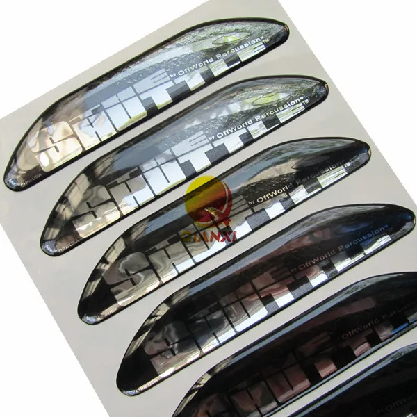 product black custom circle die cut pink laser clear crystal weatherproof 3d dome epoxy sticker-22