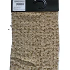 100%P Golden Tweed Tweedy Plain Fabric Glisten Fancy Yarn For Women Woman Jacket Overcoat Outwear Suit