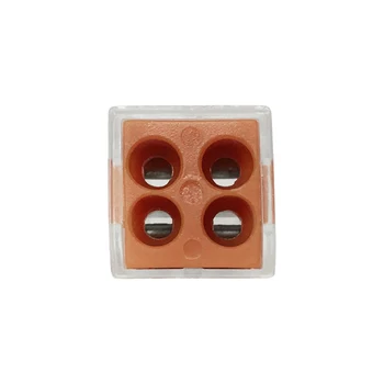 Europe Standard 4 Holes 0.75-2.5mm2 Electrical Connectors 400V/32A Electrical Terminals