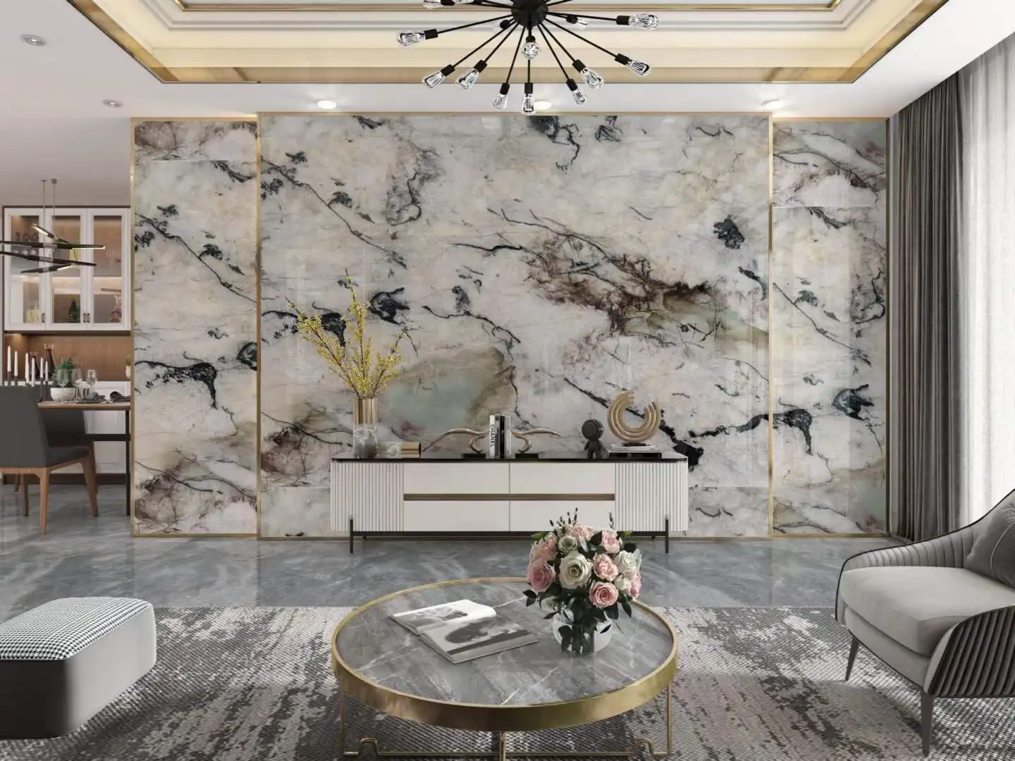 product natural polished cristallo for quartzite dolomite big slab translucent wall panel decor for villa with 1 year warranty-8