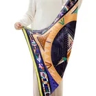 New Scarf New Collection Art 100% Silk Double-sided Inkjet Scarf China