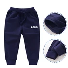 Pants Kids Girl Wholesale 100% Cotton Baby Boys Jogger Pants Printed Plain Kids Girl Joggers Sweatpants