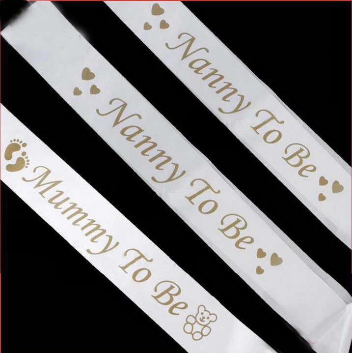 Mummy To Be Baby Boy Girl Shower Sash First Birthday Party Favor Ribbon Hot Sale 