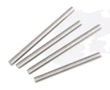 304 316 stainless steel thread rod 1000mm M16 m42 16mm large diameter full thread threaded stud rod