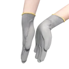 Gloves Aibusiso Wholesale Hot Sale High Quality Cheap Price Grey Nylon PU Palm Working Gloves