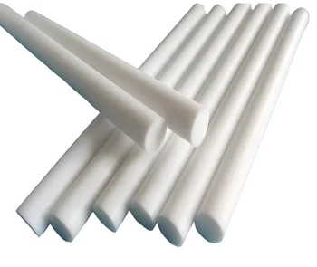 High quality 5mm-350mm natural white black plastic round solid PTFE rod, PTFE bar