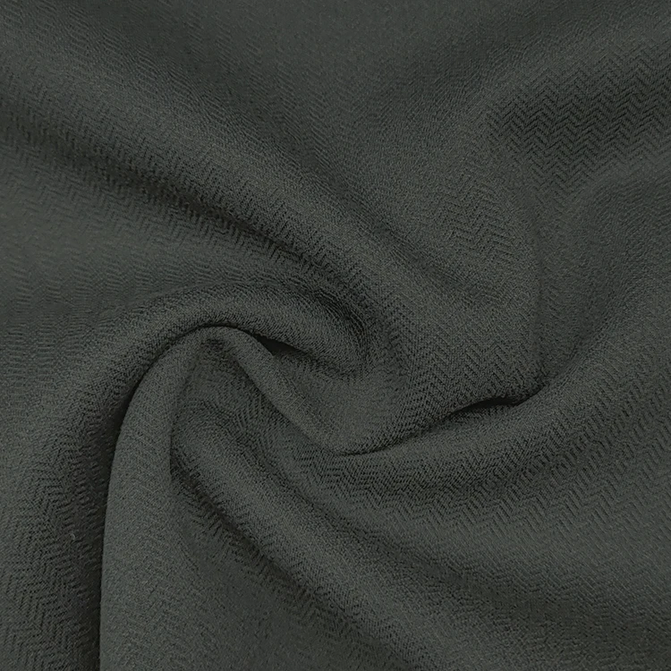 Hot Sale Solid Fabric 51% Polyester 43% Rayon 6% Spandex Material Knit Scuba Fabric for Pants factory