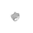 Ring Wedding R038 New Arrival Brass Ring Cubic Zircon Iced Accessory Men's Gift Party Wedding Hip Hop Jewelry