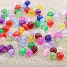 Decorative Beads Wholesale Round Faceted Acrylic Beads For DIY Jewelry Making