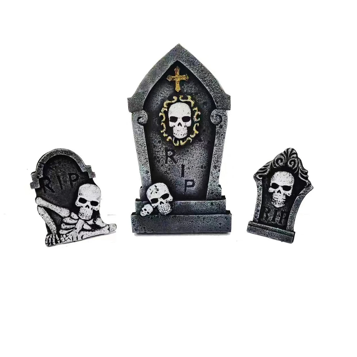 Custom Color Box Party High Quality Horror Tombstone 2024 New Vivid Funny Halloween Decoration For Outdoor