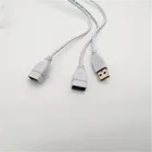 Elictric 2 Way Cable Connector Male And Female Usb Extension Cord