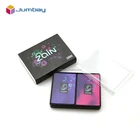 Set Poker Plastic Playing Card Suppliers High Quality Mid-east Zain Double Set 100% Plastic Playing Cards Poker Set