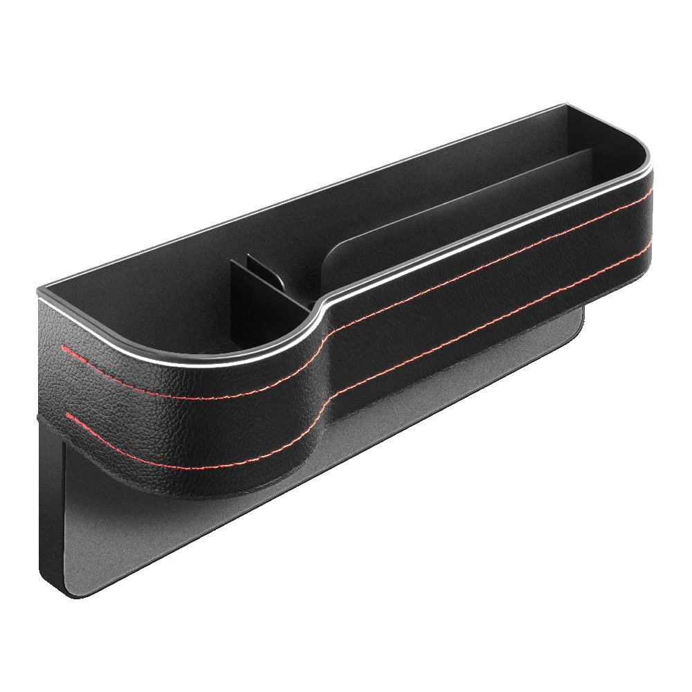 New ArrivaL Car Front Seat Side Organizer Seat Console Car Gap Filler Organizer Storage Box with Cup Holder