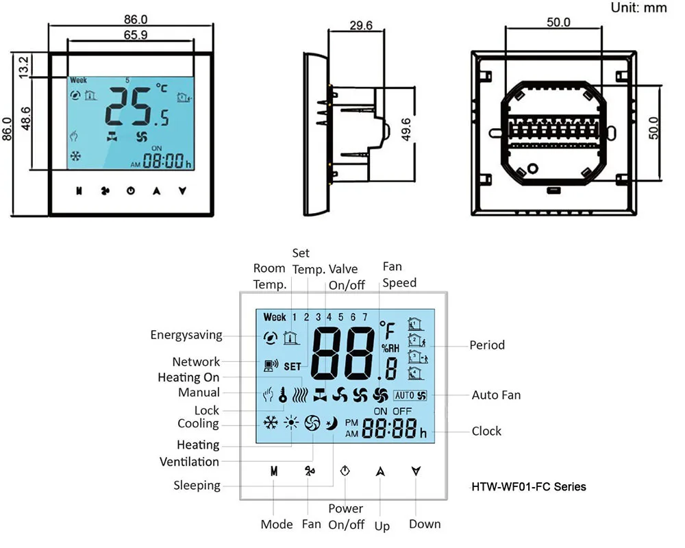 Modulating Fan, 0-10V, 95~240VAC, ABS Plastic - detail 16