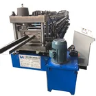 Multifunctional roof bracket C Z purlin roll forming machine
