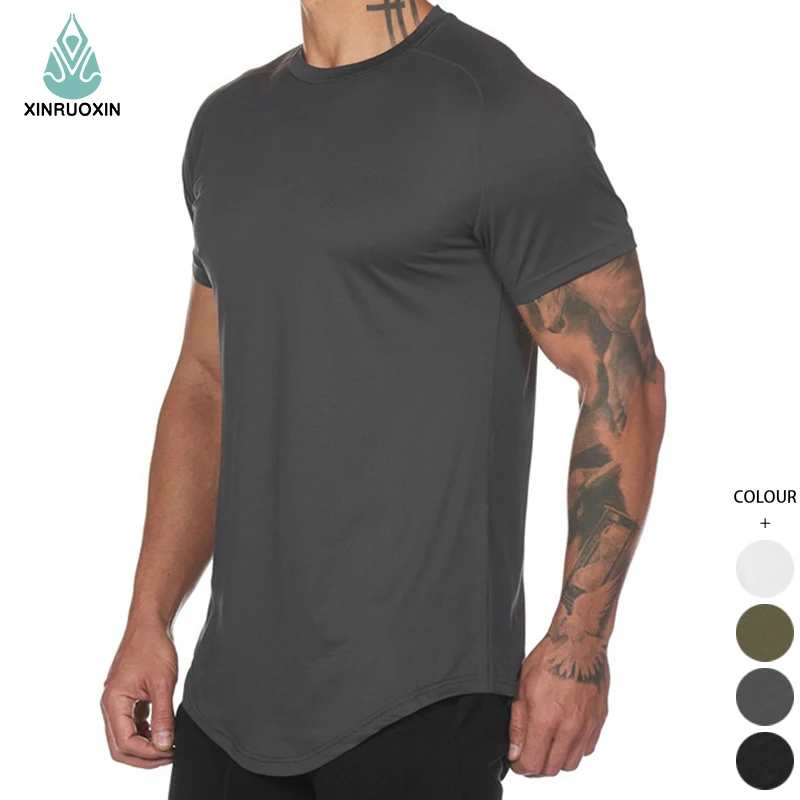 Custom Logo High Quality Selling Men's Short Sleeve Gym Wear Outside Sports T-shirt  Sportswear