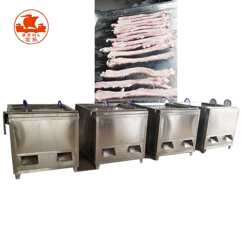 High Performance Intestine Washing and Cutting Machine for Pig and Chicken and Duck Intestines Intestines Cleaning Machine manufacture