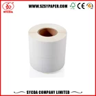 Adhesive Paper Adhesive Paper Roll Gold Stickers Printing Special Label Self Adhesive Printer Paper AdhesiveTicket Roll