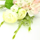 Party Decorations Polyester/pe/wire/styrofoam 14.25" Hydrangea Mixed Lotus Bouquet Wedding Party Decorations