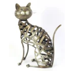 Hot Sell Interesting Cat And Dog Shape Metal Home Decor