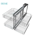2021 Factory Direct Wholesale High Quality Kitchen Cabinet Show Hand Magic Corner Soft-close Blind Corner Basket