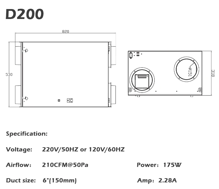 Erv Hvac Wifi Controller, HEPA, HVAC Systems, D150EC - detail 20