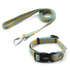 Pet Leash Dogs Free Sample Free Design ECO-friendly Oem Custom Pet Dog Collars And Leashes
