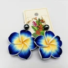 Earrings Clay Earrings New Hot Sale Exquisite And Lovely Flower Shape Earrings Eco-friendly Clay Earrings