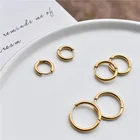 925 Earrings Vershal 925 Silver Post Minimalist Small Hoop Tiny Cute Earrings For Women