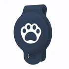 For AirTags Silicone Tracker Cover Pet Collar Clip Holder GPS Anti-lost Positioning Protected Case For Airtag
