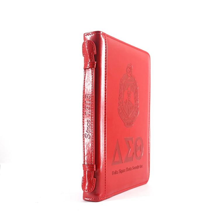 Custom Logo Bible Case Showing PU Leather Material Texture
