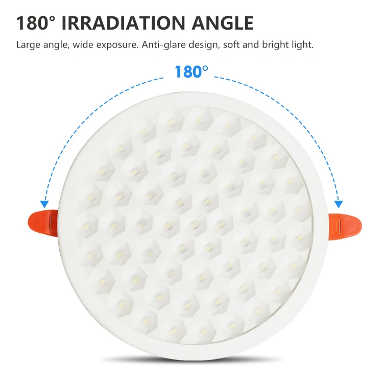 Indoor Lighting Round Led Panel Light Commercial Household 9w 18w 24w 36w Recessed Mounted Ceiling Led Panel Light