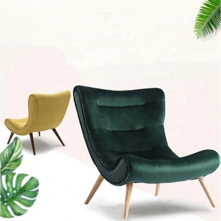 NOVA 21XYSR004 Velvet Upholstery Living Room Furniture Fabric Lounge Sofa Chair