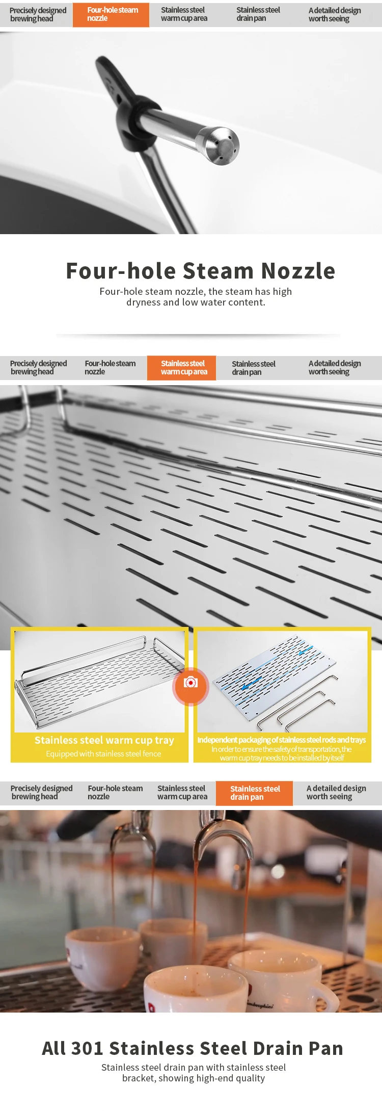 product coffee making equipment semi automatic professional commercial espresso coffee maker machine for business-15