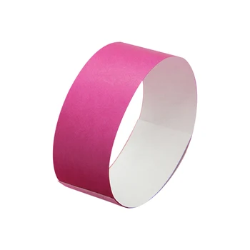 One time use Security Disposable Tyvk paper Cheap Full Color ID NFC wristband RFID bracelet for Event Party VIP Entry